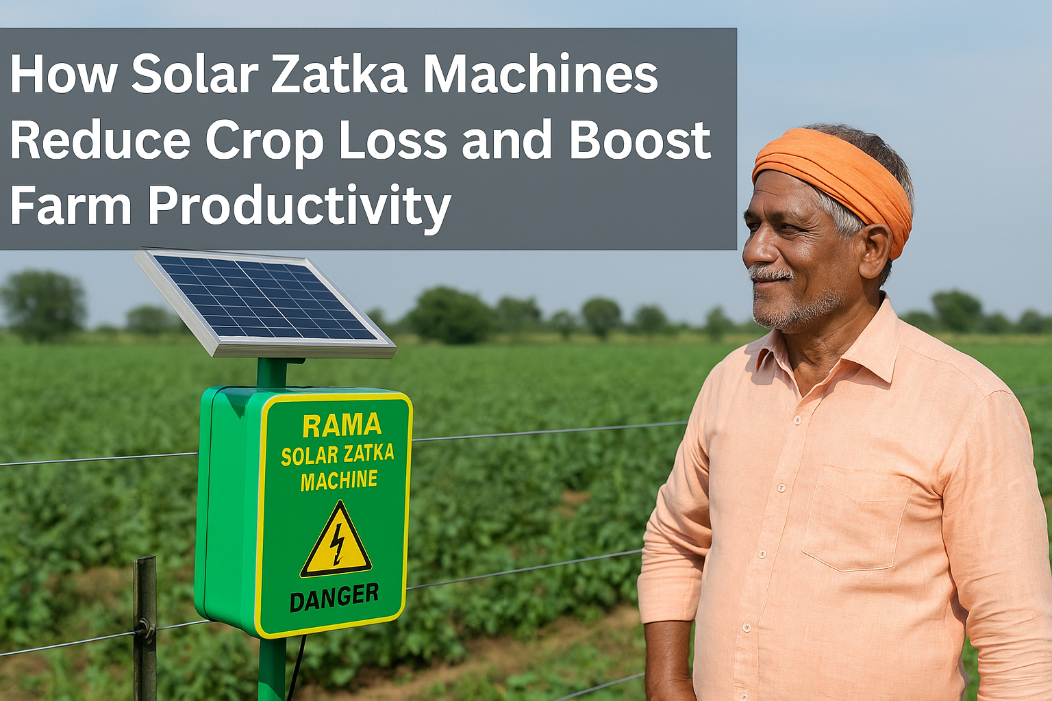 How Solar Zatka Machines Reduce Crop Loss and Boost Farm Productivity