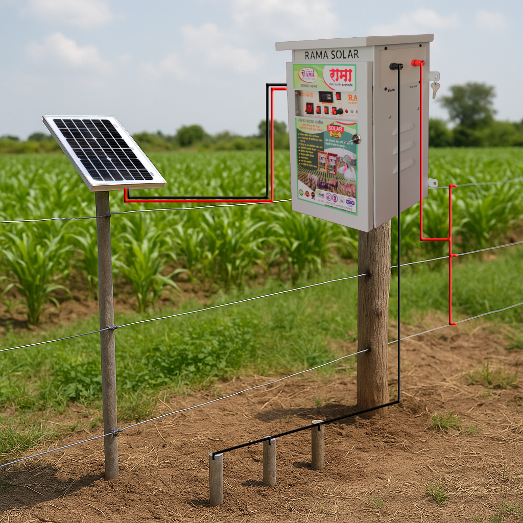 Solar Fencing Installation