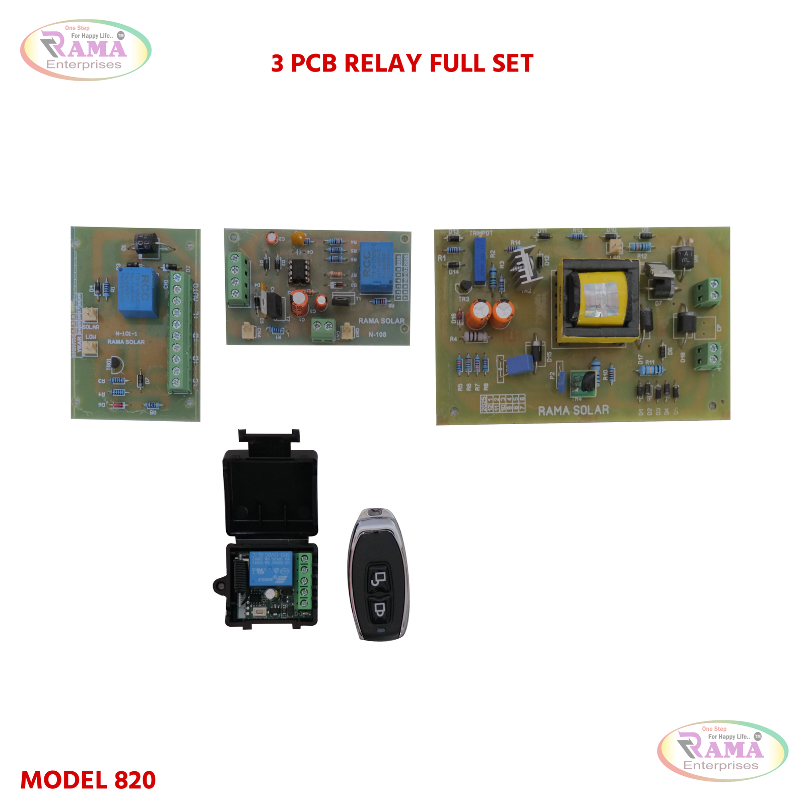 3 PCB Relay Full Set